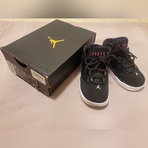 Jordan black sneakers black and pink